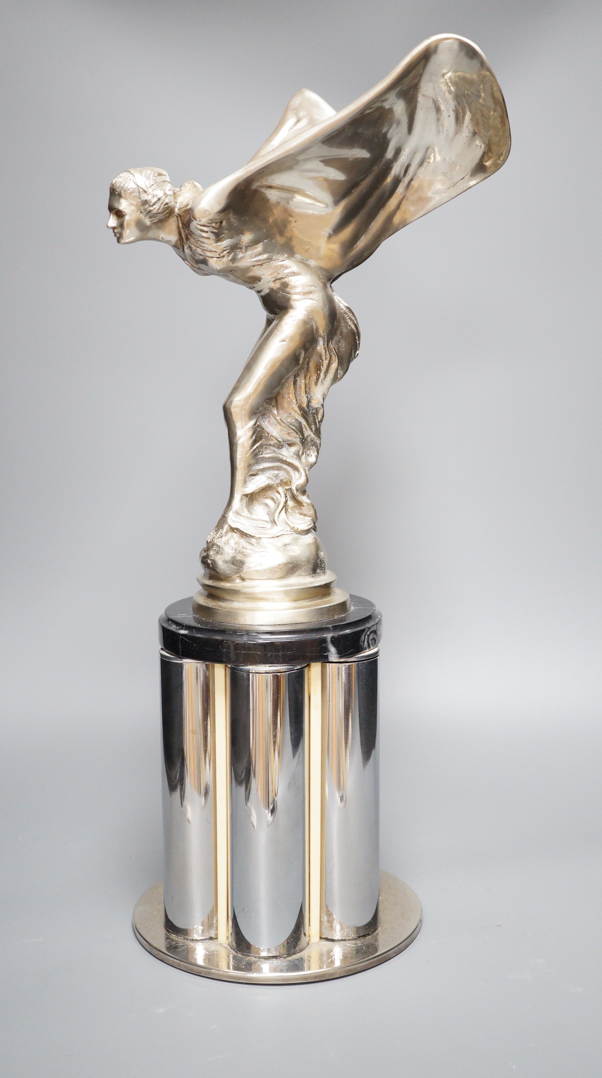 A large Spirit of Ecstasy centrepiece, 56cm